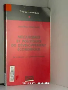 Mécanismes et politiques de développement économique