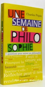 Une semaine de philosophie