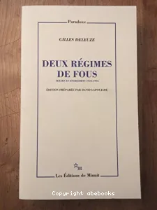 Deux régimes de fous