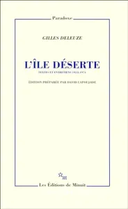 L'île déserte et autres textes