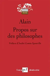 Propos sur des philosophes