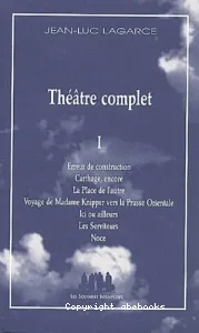 Théâtre complet