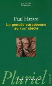 La pensée européenne au XVIIIe siècle