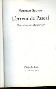 L'Erreur de Pascal