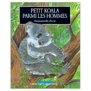 Petit koala parmi les hommes