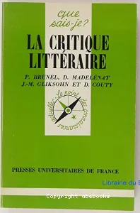 La critique littéraire