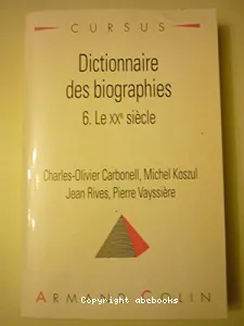 Dictionnaire des biographies