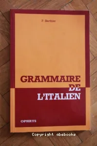 Grammaire de l'italien