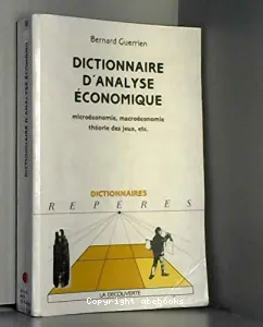 Dictionnaire d'analyse économique