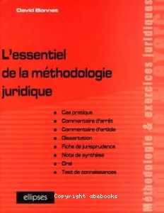 L'essentiel de la méthodologie juridique