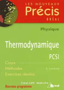 Thermodynamique, PCSI