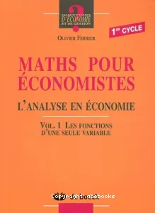 Maths pour économistes