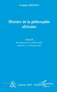 Introduction à la philosophie moderne et contemporaine