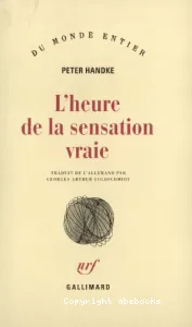 L'Heure de la sensation vraie