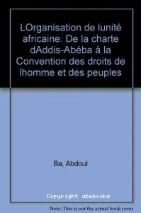 L'Organisation de l'unité africaine