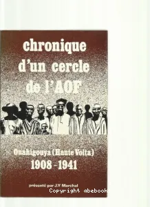 Chroniques d'un cercle de l'A.O.F.: [Afrique occidentale française]