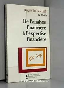 De l'analyse financière à l'expertise financière