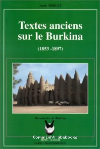 Textes anciens sur le Burkina