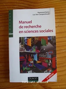 Manuel de recherche en sciences sociales