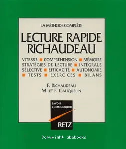 Lecture rapide Richaudeau