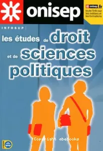 Les études de droit et de sciences politiques