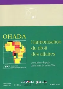 Harmonisation du droit des affaires