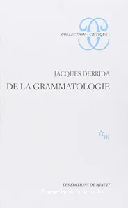 De la grammatologie