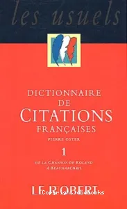 Dictionnaire de citations françaises