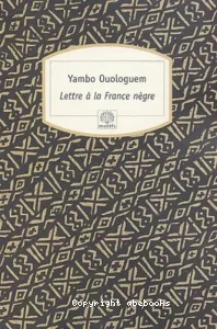 Lettre à la France nègre