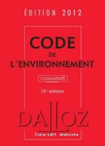 Code de l'environnement