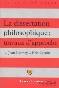 La dissertation philosophique