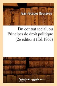 Du contrat social, ou Principes de droit politique