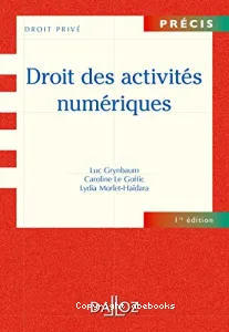 Droit des activités numériques