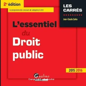 L'essentiel du droit public