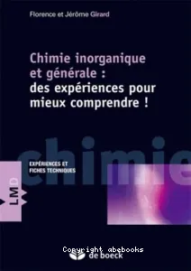 Chimie inorganique et générale