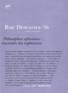 Philosophies africaines