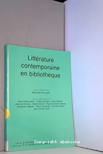 Littérature contemporaine en bibliothèque