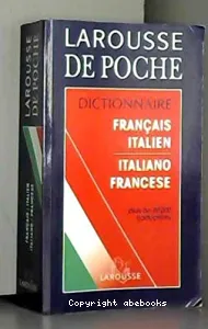 Dictionnaire français-italien italiano-francese