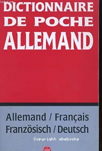 Dictionnaire de poche allemand