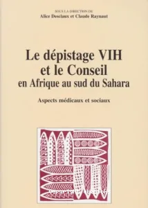 Le dépistage VIH et le conseil en Afrique au sud du Sahara