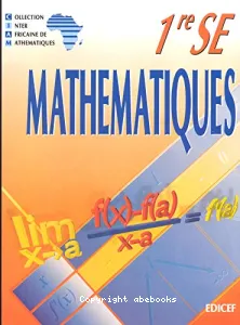 Mathématiques, 1re sciences expérimentales