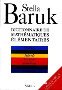 Dictionnaire de Mathématiques élémentaires