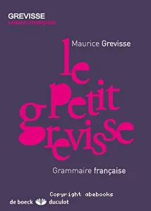 Le petit Grevisse