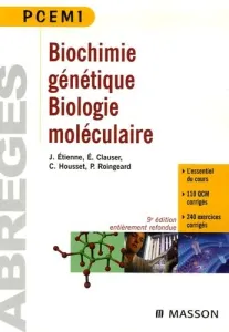 Biochimie génétique, biologie moléculaire