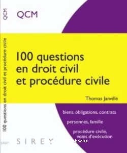 100 questions en droit civil et procédure civile