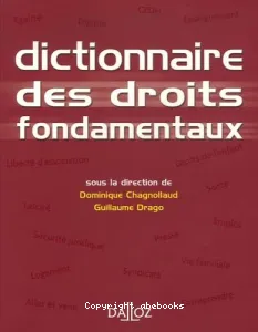 Dictionnaire des droits fondamentaux