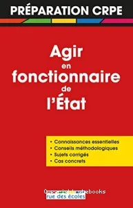 Agir en fonctionnaire de l'État