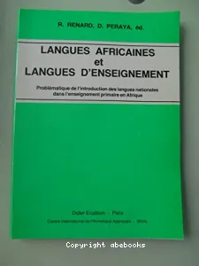 Langues africaines et langues d'enseignement