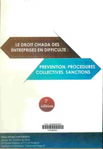 Le droit OHADA des entreprises en difficulté