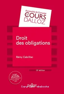 Droit des obligations